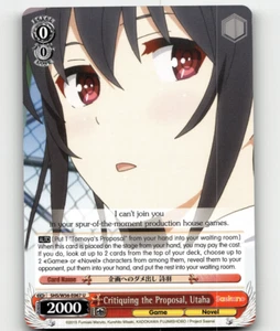 WS Critiquing the Proposal, Utaha Saekano: How to Raise a Boring Girlfriend - Picture 1 of 1