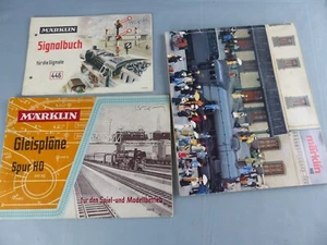 Märklin Lot de 3 catalogues signaux , plan de réseaux , 1988 - 1989 en allemand - Picture 1 of 3
