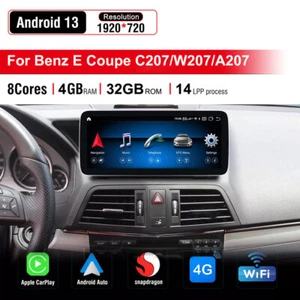 10.25" Android 13 Screen Display Radio for Mercedes Benz E Coupe W207 A207 C207 - Picture 1 of 23