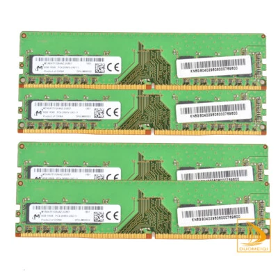 Micron 4x 8GB 1RX8 PC4-2666V DDR4 2666MHz 1.2V CL19 UDIMM Desktop Memory RAM %69 - Image 1 of 4