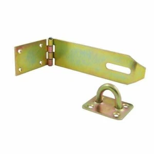 Resistente Cerrojo y Grapa 125mm x 25mm / Metal Puerta Candado Pestillo - Imagen 1 de 1