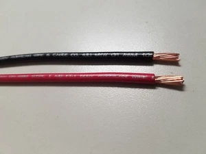 CABLE CALIBRE 10 ROJO Y NEGRO 50 FT CADA PRIMARIO AWG TRENZADO COBRE CONTROL REMOTO ELÉCTRICO - Imagen 1 de 1