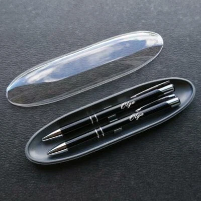 Schreibset Druckkugelschreiber + Druckbleistift im Geschenketui personalisieren - Bild 1 von 2