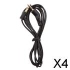 4X Replacement Audio Cable Cord For Bose-QC3 Quiet Comfort 3