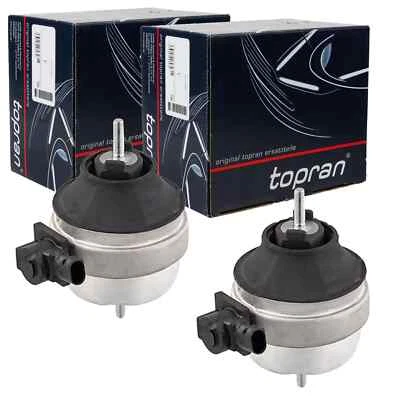 2X TOPRAN MOTORLAGER BEIDSEITIG PASSEND FÜR AUDI A4 A6 SKODA SUPERB VW PASSAT - Bild 1 von 2
