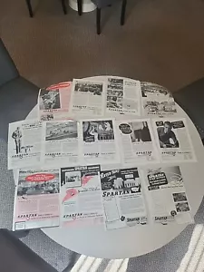 Lot (13) Spartan School of Aeronautics WW2 Flying Popular Aviation Print Ads - Picture 1 of 9
