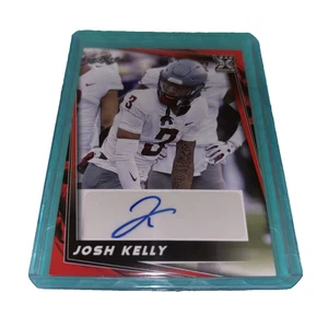 2024 Leaf Football Josh Kelly Auto-Dallas Cowboys-Texas Tech-WR-RC *Ships Free** - Picture 1 of 4