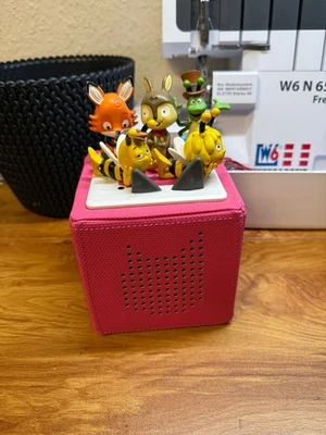 Tonie Box Pink, Inkl. 5 Tonies Biene Maja Usw - Ladekabel inkl. - Bild 1 von 4