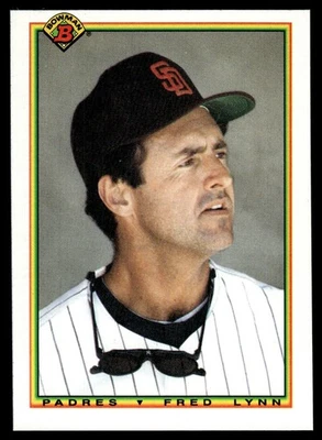 1990 Bowman Fred Lynn San Diego Padres #216 - Image 1 of 2