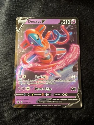 Deoxys V SWSH266 Pokemon SWSH: Sword & Shield Promo Cards Holo NM - Image 1 of 2