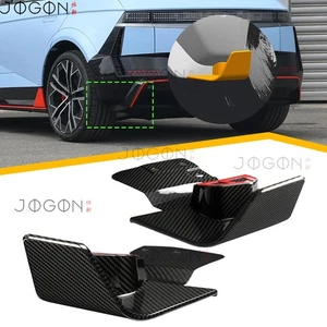 2 PIEZAS Divisores de ventilación laterales de parachoques trasero de carbono real para Hyundai Ioniq 5 N 2023+ - Imagen 1 de 14