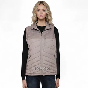 Orvis Women's Recycled Drift Vest Puffer Full Zip Frost Gray Size M - Picture 1 of 10