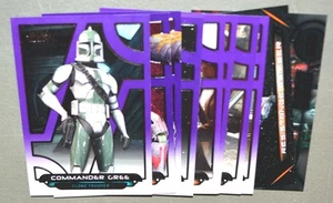 2018 Star Wars: Galactic Files purple parallel cards - You Pick - Picture 1 of 1