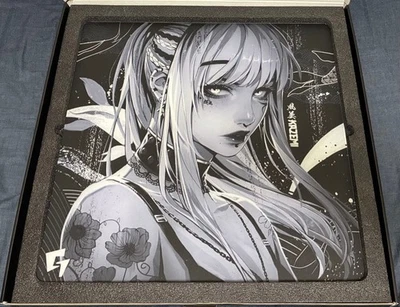 GLSSWRKS Kazemi Premium Glass Mousepad Dark 500x500mm Japan Limited with box - Image 1 of 4