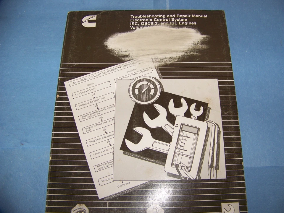 Cummins Troubleshooting and Repair Manual Electronic Control ISC,QSC 8.3 ISL - Image 1 of 4