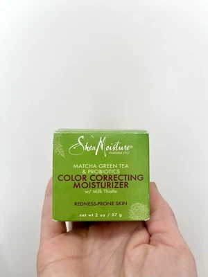 Увлажняющий крем Shea Moisture Matcha Green Tea пробиотики коррекция цвета новый редкий - Изображение 1 из 2