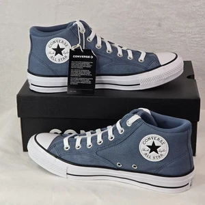 Converse Chuck Taylor Shoes Mens 9.5 Blue Canvas & Suede CTAS Malden Mid A11452C - Picture 1 of 15