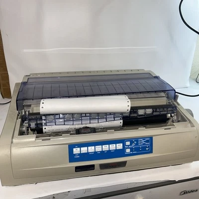 Oki Microline 491 24 Pin Printer Printer D22930A Tested PLEASE REVIEW - Image 1 of 4