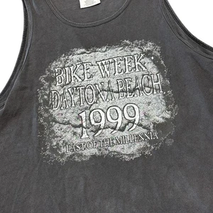 Camiseta sin mangas Tommy Hilfiger Daytona Beach Bike Week 1999 vintage EE. UU. L - Imagen 1 de 5