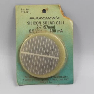 Archer Silikon Solarzelle 2-1/4" Vintage 276-121 - Bild 1 von 3