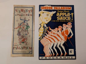 The London Palladium Apple Sauce pre 1940s Theatre Programme + Other  Programme - Picture 1 of 7
