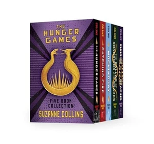 Hunger Games 5-Book Hardcover Box Set (the Hunger Games, Catching Fire, Mockingj - Picture 1 of 1