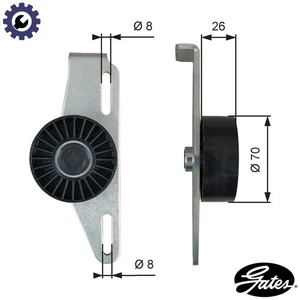 BELT TENSIONER VRIBBED BELT T39393 FOR RENAULT LODGY LOGAN/II/STEPWAY/EXPRESS - Picture 1 of 9