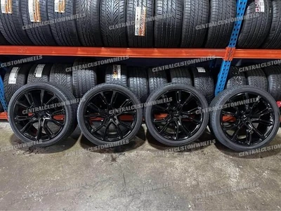 Llantas Jeep Grand Cherokee Durango 22x10 llantas neumáticos SRT Hellcat Trackhawk 5x127 Foto 1 de 4