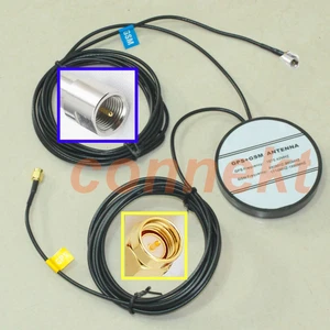 FME SMA plug GPS GSM Combined Antenna RG174 10FT Car Navigation Aerial - Picture 1 of 1