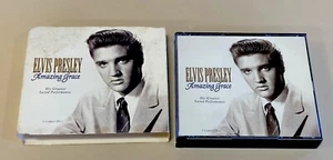 ELVIS PRESLEY ANAZING GRACE EARLY PRESS 2 CD FAT CASE W/BOOK PLAYED ONCE FREESHP - Picture 1 of 4