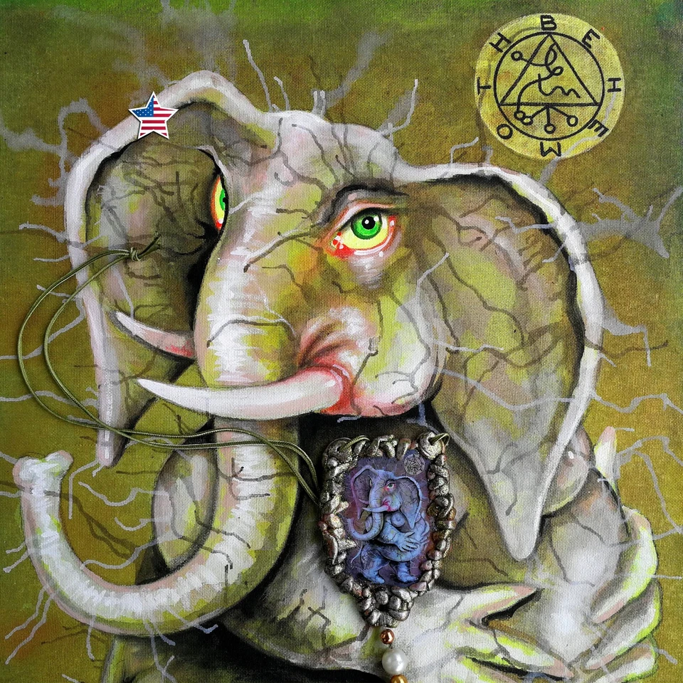 Behemoth Talismán Dijes Amuleto Atracción Dinero Prosperidad Rica Riqueza Foto 1 de 4