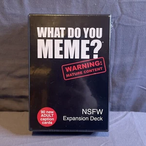 What Do You Meme? Adult Party Game NSFW Expansion Deck, New and Unopened! - Picture 1 of 4