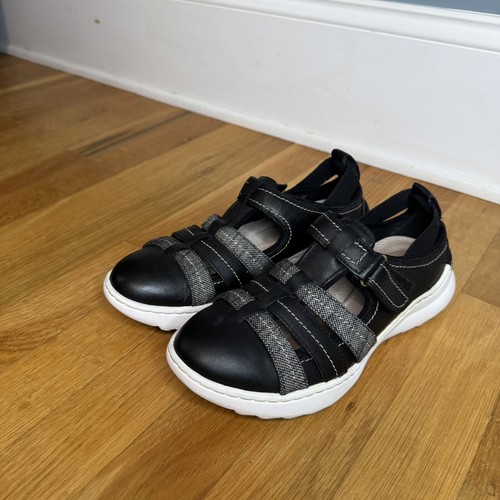 Sandali mocassini donna Clarks Teagan Step in pelle nera. Us intime ottimeioni condiz Tag 6