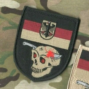 NATO ISAF JSOC KSK SP OPS vêlkrö Deutsche Flagge DOLCH SCHÄDEL Helmand Afghanistan - Bild 1 von 12