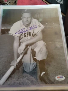 ralph kiner Pittsburgh Pirates Autographed 8x10 Photo  Psa/dna Certified - Picture 1 of 3