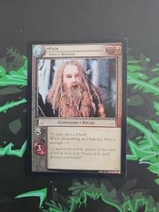 Lotr Tcg Ccg Fror, Gimli's Kinsman - 2C6 Foil MODERATE PLAY Mines of Moria Mint - Picture 1 of 2