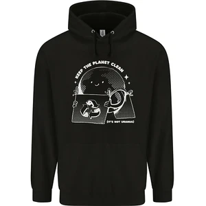 Climate Change Keep the Planet Clean Funny Childrens Kids Hoodie - Picture 1 of 84
