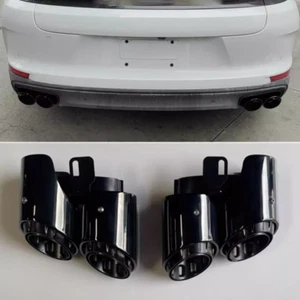 Silenciador de escape negro brillante tubo de escape garganta apto para Porsche Panamera 2024 2025 - Imagen 1 de 10