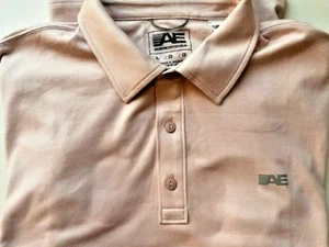Mens Polo Shirt Lightweigh Moisture WickingAE Training AmericanEagle Mens L Pink - Picture 1 of 7