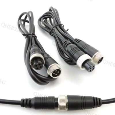 4Pin Male To Female car Video Cable For Ccd Reversing Camera Camper Trailer 10H - Image 1 of 4