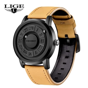 2024 Men's Watch Quartz Scrolling Bead Magne 3ATM Waterproof Sport Wristwatches - Picture 1 of 6