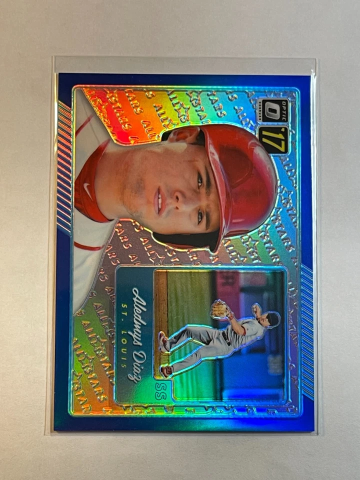 Aledmys Diaz 2017 Panini Optic All Star Blue Prizm #ed /149 #AS15 Cardinals  - Image 1 of 2
