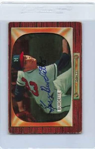 1955 Bowman #70 Lou Burdette Braves Signed Auto *H3338 - Picture 1 of 2