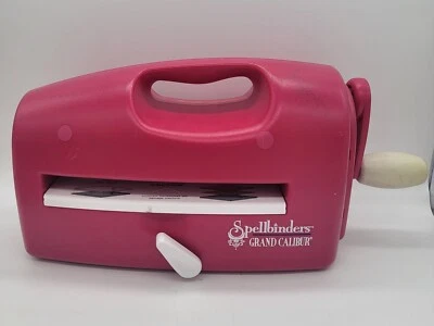 Spellbinders Grand Calibur Die Cutting Embossing Machine Pink ONLY NO BOX - Image 1 of 4