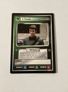 Star Trek CCG Personnel Romulan Thenelak Black Boarder Voyager Card - Picture 1 of 1