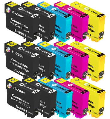 15 Ink Cartridges For Epson XP-255 XP-257 XP-352 XP-355 XP-452 XP-455 XP-342  - Image 1 of 4