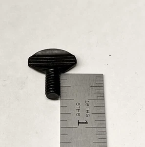 (10) 1/4-20 x 1/2 Thumb Screw Spade Head Steel BLACK OXIDE 1/4x1/2 Black USA - Picture 1 of 2