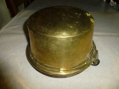 ANCIEN CHAUDRON EN LAITON  XIXeme - Photo 1/2