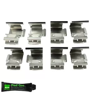 FRONT BRAKE PAD FITTING KIT ANTI RATTLE SHIMS FITS: TOYOTA AYGO 2005- BPF1298AG - Picture 1 of 1