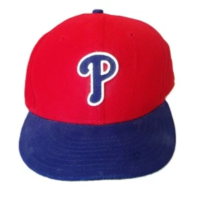 NEW ERA PHILADELPHIA PHILLIES MLB OFFICIAL ON FIELD 59FIFTY 7 1/8 FITTED HAT - Picture 1 of 4